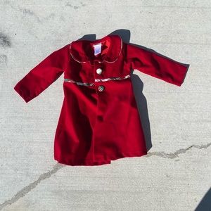 Vintage Red Coat Size 2T